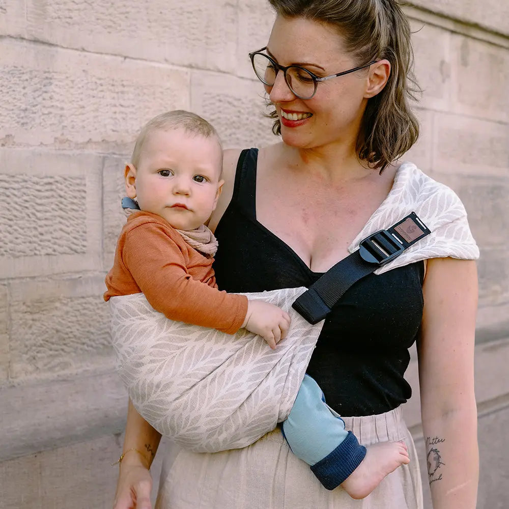 DIDYMOS DidyHip Hip Carrier - Woven Baby One Size / Trias Creme Linen   Baby Carriers > Hip Carrier > DidyHip Hip Carrier    #