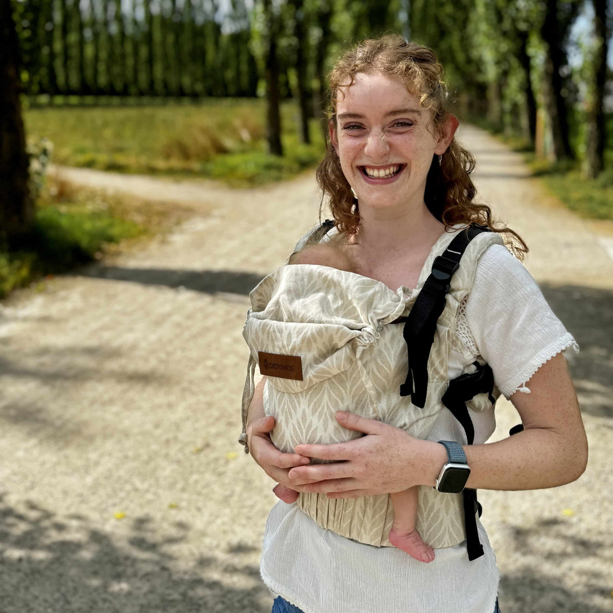 DIDYMOS DidyFix - Woven Baby One Size / Trias Creme Linen   Baby Carriers > Fullbuckle Carrier > DidyFix    #