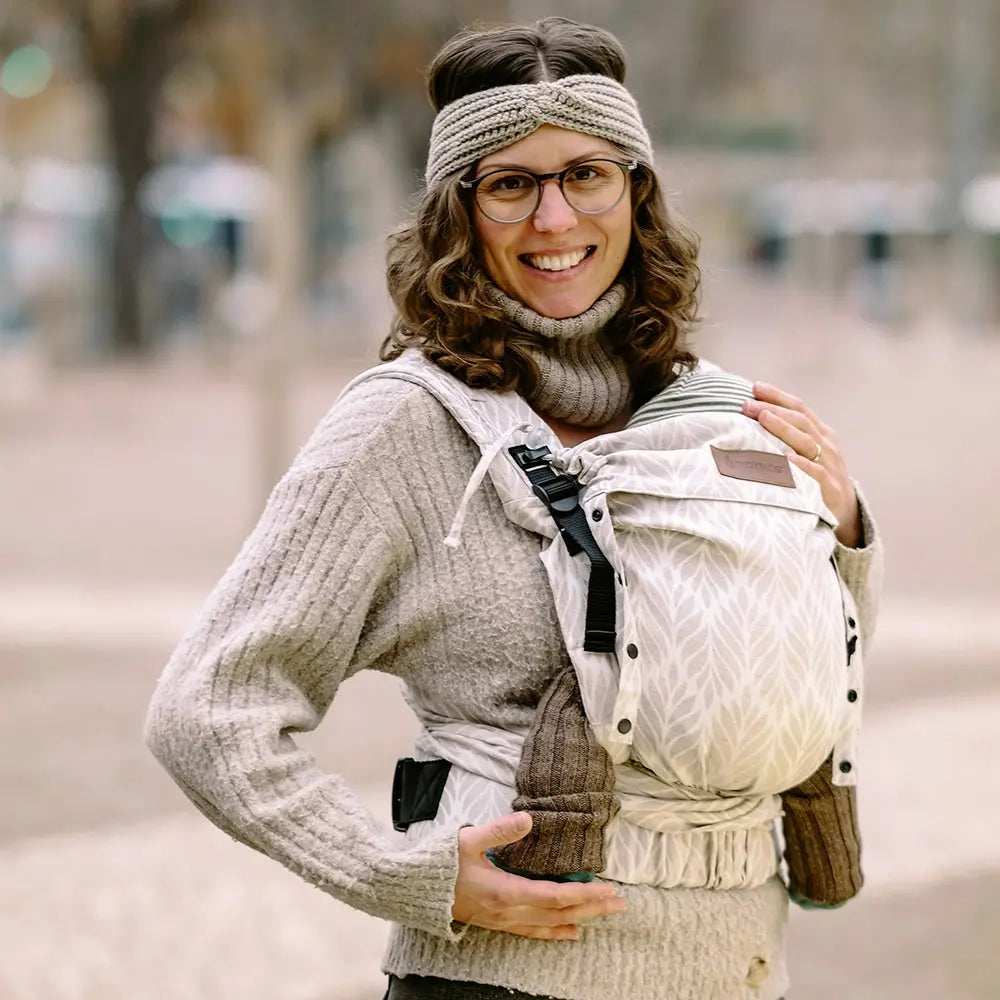 DIDYMOS DidyFlow Baby Carrier - Woven Baby One Size / Trias Creme Linen   Baby Carriers > Halfbuckle Carrier > DidyFlow    #