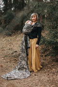 Baby Wrap, Jacquard Weave (65% cotton 35% silk) - QUEEN OF THE NIGHT - PAMINA
