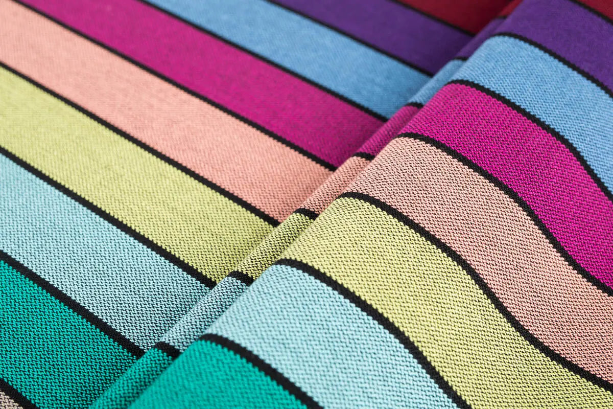 Baby Sling, Broken Twill Weave, (100% cotton) - CAROUSEL OF COLORS (grade B) - Woven Baby L - 7   long_woven_wraps    #