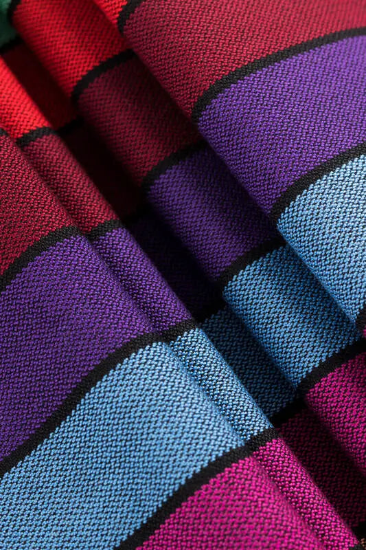 Baby Sling, Broken Twill Weave, (100% cotton) - CAROUSEL OF COLORS (grade B) - Woven Baby L - 7   long_woven_wraps    #