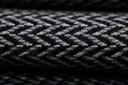 Ring Sling, Jacquard Weave (100% cotton), with gathered shoulder - LITTLE HERRINGBONE OBMRE GREY - standard 1.8m - Woven Baby    ring_slings    #