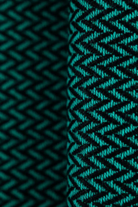 Ring Sling - EMERALD - 100% Cotton - Herringbone Weave -  with gathered shoulder - standard 1.8m - Woven Baby    ring_slings    #