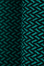 Ring Sling - EMERALD - 100% Cotton - Herringbone Weave -  with gathered shoulder - standard 1.8m - Woven Baby    ring_slings    #