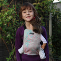 DIDYMOS Doll Snap Summer Mosaic - Woven Baby One Size / natural | green | multicoloured   Accessories > Doll Carriers > Doll Carrier    #