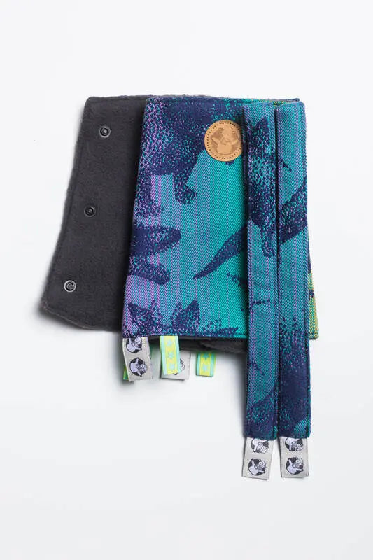Drool Pads & Reach Straps Set, (60% cotton, 40% polyester) - JURASSIC - NEW ERA - Woven Baby Title - Default Title   drool_pad    #