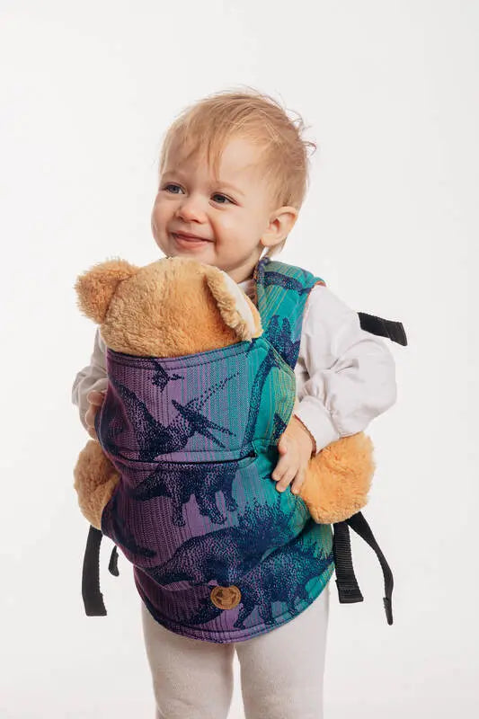 Doll Carrier made of woven fabric, 100% cotton - JURASSIC - NEW ERA - Woven Baby Title - Default Title   doll_carriers    #