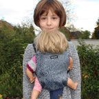 DIDYMOS Doll Snap Kipos - Woven Baby One Size / blue   Accessories > Doll Carriers > Doll Carrier    #