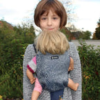 DIDYMOS Doll Snap Kipos - Woven Baby One Size / blue   Accessories > Doll Carriers > Doll Carrier    #