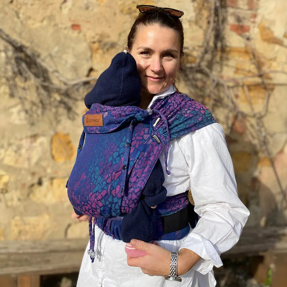 DIDYMOS DidyKlick - Woven Baby One Size / Mosaic Sparks in the Dark   Baby Carriers > Halfbuckle Carrier > DidyKlick    #