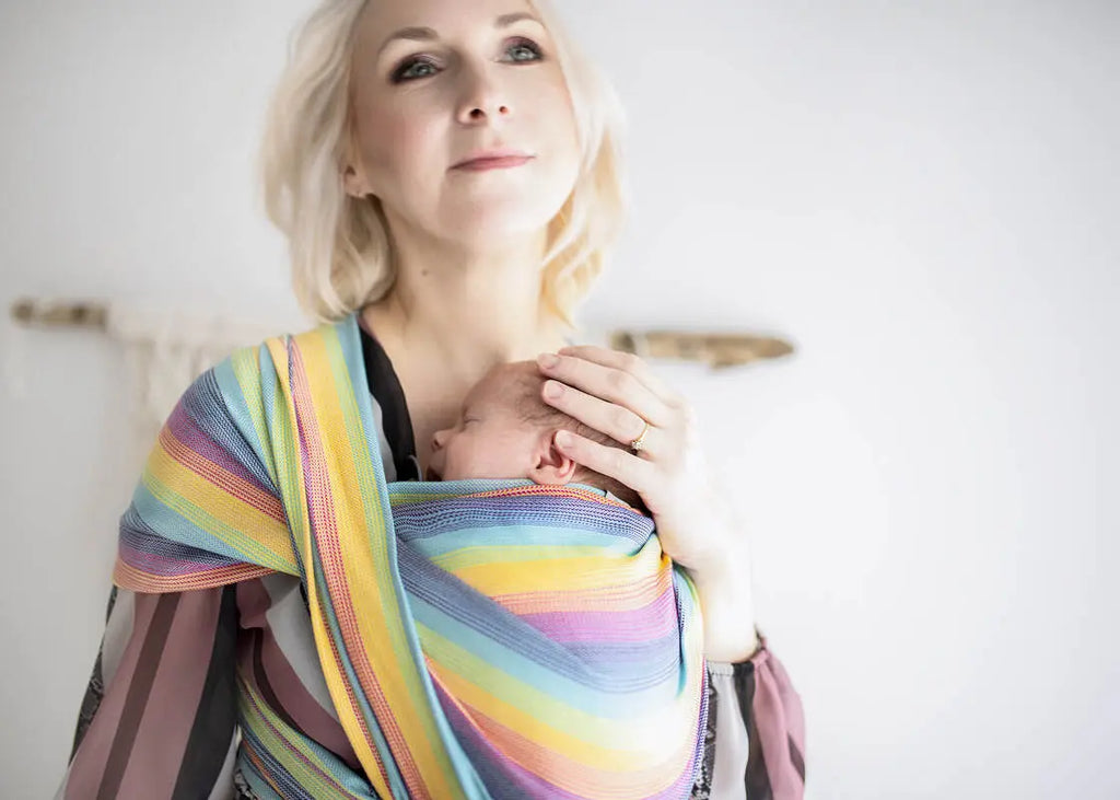 Baby sling for babies with low birthweight, Broken Twill Weave (100% cotton) - LUNA - Woven Baby XS   premature_woven_wraps    #