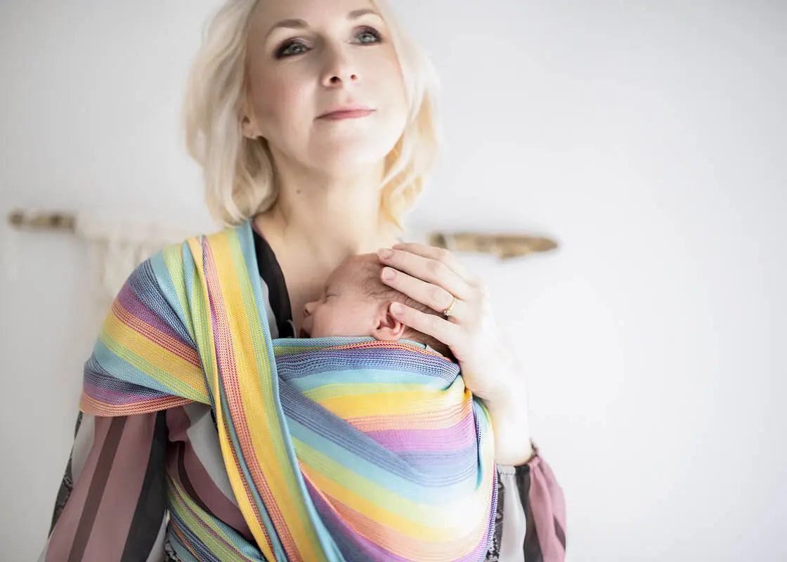 Baby sling for babies with low birthweight, Broken Twill Weave (100% cotton) - LUNA - Woven Baby XS   premature_woven_wraps    #