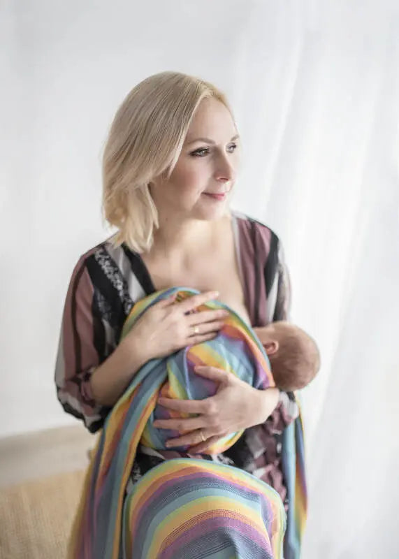 Baby sling for babies with low birthweight, Broken Twill Weave (100% cotton) - LUNA (grade B) - Woven Baby L   premature_woven_wraps    #