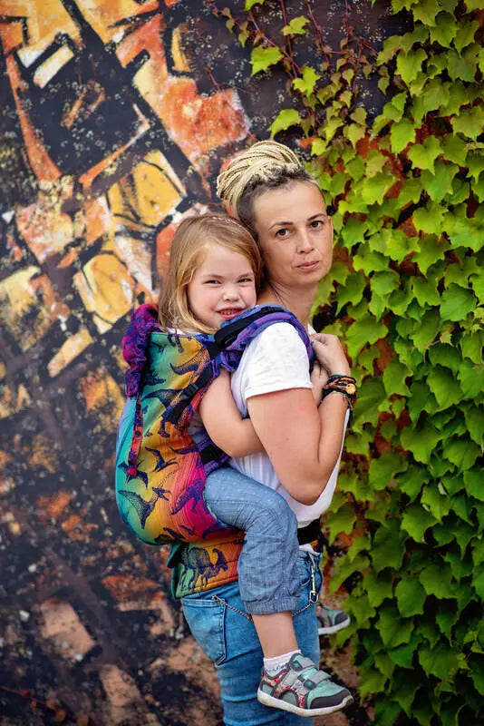 LennyPreschool Carrier, jacquard weave 100% cotton - JURASSIC - NEW ERA (grade B) - Woven Baby Preschool   lenny_preschool    #