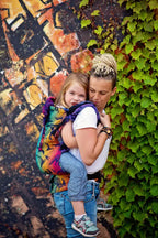 LennyPreschool Carrier, jacquard weave 100% cotton - JURASSIC - NEW ERA (grade B) - Woven Baby Preschool   lenny_preschool    #