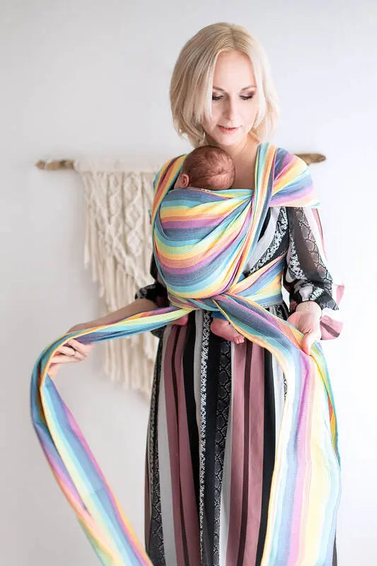 Baby sling for babies with low birthweight, Broken Twill Weave (100% cotton) - LUNA - Woven Baby XS   premature_woven_wraps    #