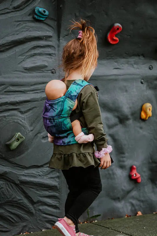 Doll Carrier made of woven fabric, 100% cotton - JURASSIC - NEW ERA - Woven Baby Title - Default Title   doll_carriers    #
