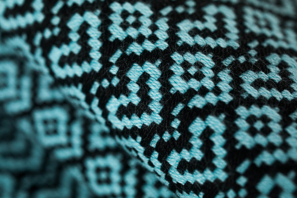 Ring Sling - LITTLE LOVE AMAZONITE - 100% Cotton - Jacquard Weave -  with gathered shoulder - standard 1.8m - Woven Baby    ring_slings    #