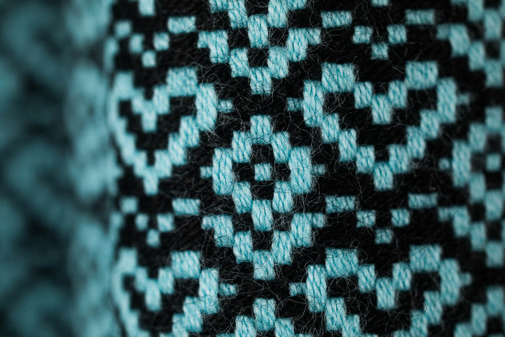 Ring Sling - LITTLE LOVE AMAZONITE - 100% Cotton - Jacquard Weave -  with gathered shoulder - standard 1.8m - Woven Baby    ring_slings    #