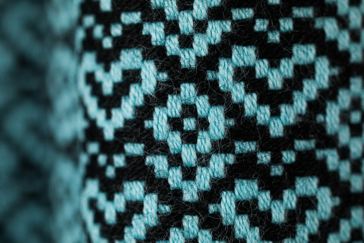 Ring Sling - LITTLE LOVE AMAZONITE - 100% Cotton - Jacquard Weave -  with gathered shoulder - standard 1.8m - Woven Baby    ring_slings    #