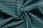 Ring Sling - LITTLE LOVE AMAZONITE - 100% Cotton - Jacquard Weave -  with gathered shoulder - standard 1.8m - Woven Baby    ring_slings    #