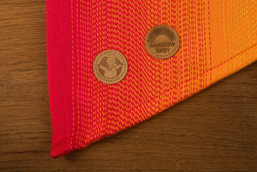 Baby Wrap, Jacquard Weave (100% cotton) - RAINBOW BABY - Woven Baby XS - 4   long_woven_wraps    #