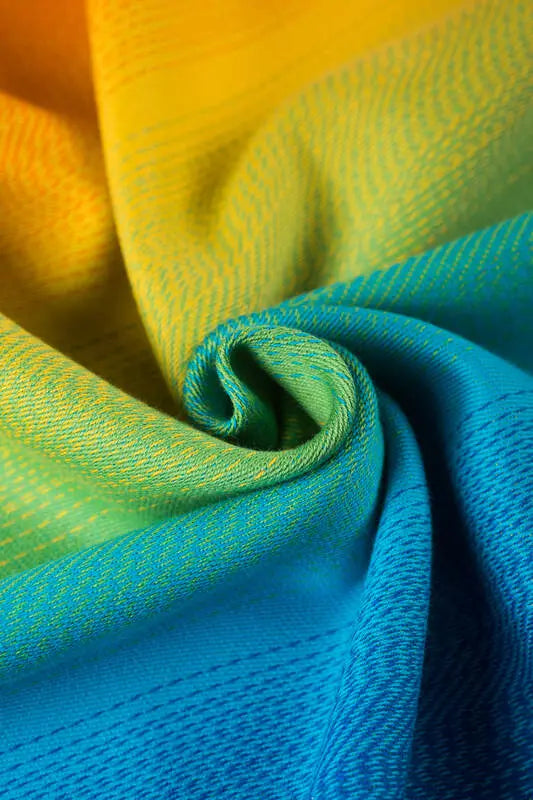 Baby Wrap, Jacquard Weave (100% cotton) - RAINBOW BABY (grade B) - Woven Baby XS - 4   long_woven_wraps    #