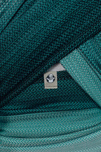 Baby Wrap, Herringbone Weave (100% cotton) - LITTLE HERRINGBONE OMBRE GREEN (grade B) - Woven Baby S - 5   long_woven_wraps    #