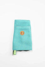 Drool Pads & Reach Straps Set, (60% cotton, 40% polyester) - LITTLE HERRINGBONE OMBRE GREEN - Woven Baby    drool_pad    #