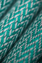 Lenny Buckle Onbuhimo PRO baby carrier, herringbone weave (100% cotton) - LITTLE HERRINGBONE OMBRE GREEN - Woven Baby Preschool   buckle_onbu_pro_carriers    #
