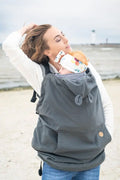 Cover for baby carrier/wrap - Softshell - Grey - Woven Baby    babywearing_cover    #