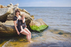 Water ring sling (100% polyester), with gathered shoulder - BLACK MESH - standard 1.8m - Woven Baby    water_ringsling    #