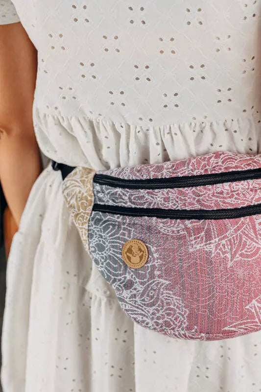 Waist Bag made of woven fabric, size large (100% cotton) - WILD WINE - VINEYARD - Woven Baby Title - Default Title   waist_bags    #