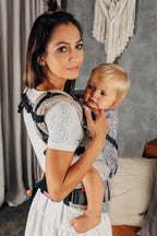LennyPreschool Carrier, jacquard weave 100% cotton - WILD WINE - VINEYARD - Woven Baby Preschool   lenny_preschool    #