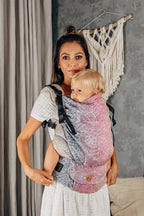 LennyPreschool Carrier, jacquard weave 100% cotton - WILD WINE - VINEYARD - Woven Baby Preschool   lenny_preschool    #