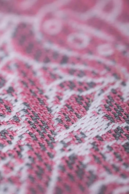 LennyLight Carrier, jacquard weave 100% cotton - WILD WINE - VINEYARD - Woven Baby Standard   lenny_light    #