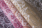 LennyTwin Carrier, jacquard weave 100% cotton - WILD WINE - VINEYARD - Woven Baby Standard   lenny_twin    #