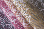 LennyHip Carrier (1/2 of LennyTwin Carrier), jacquard weave 100% cotton - WILD WINE - VINEYARD - Woven Baby Standard   lenny_hip    #
