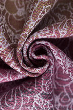 LennyLight Carrier, jacquard weave 100% cotton - WILD WINE - VINEYARD - Woven Baby Standard   lenny_light    #