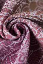 LennyTwin Carrier, jacquard weave 100% cotton - WILD WINE - VINEYARD - Woven Baby Standard   lenny_twin    #