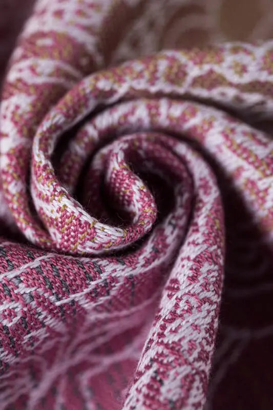 LennyLight Carrier, jacquard weave 100% cotton - WILD WINE - VINEYARD - Woven Baby Standard   lenny_light    #