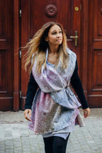 Long Cardigan- WILD WINE - VINEYARD (98% cotton, 2% elastane) - Woven Baby S/m   long_cardigans    #