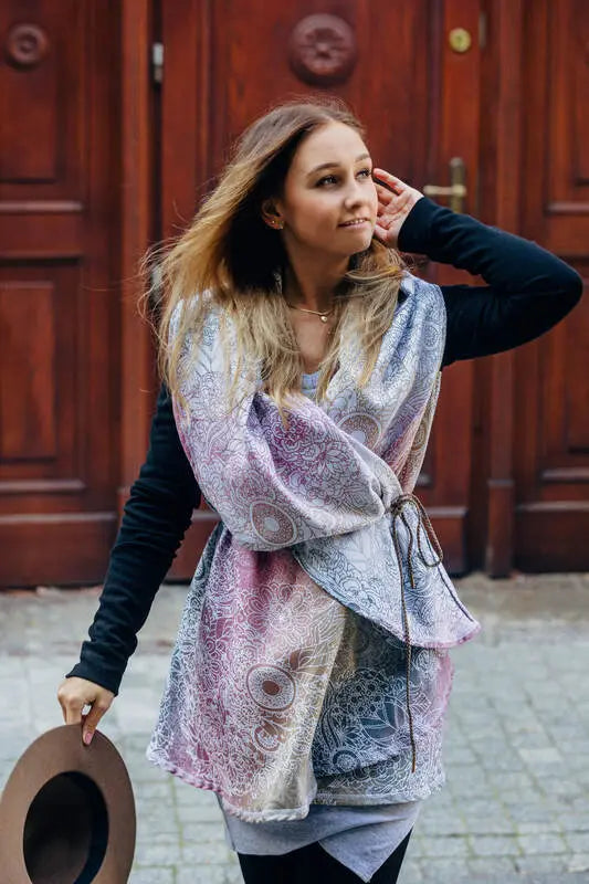 Long Cardigan- WILD WINE - VINEYARD (98% cotton, 2% elastane) - Woven Baby S/m   long_cardigans    #