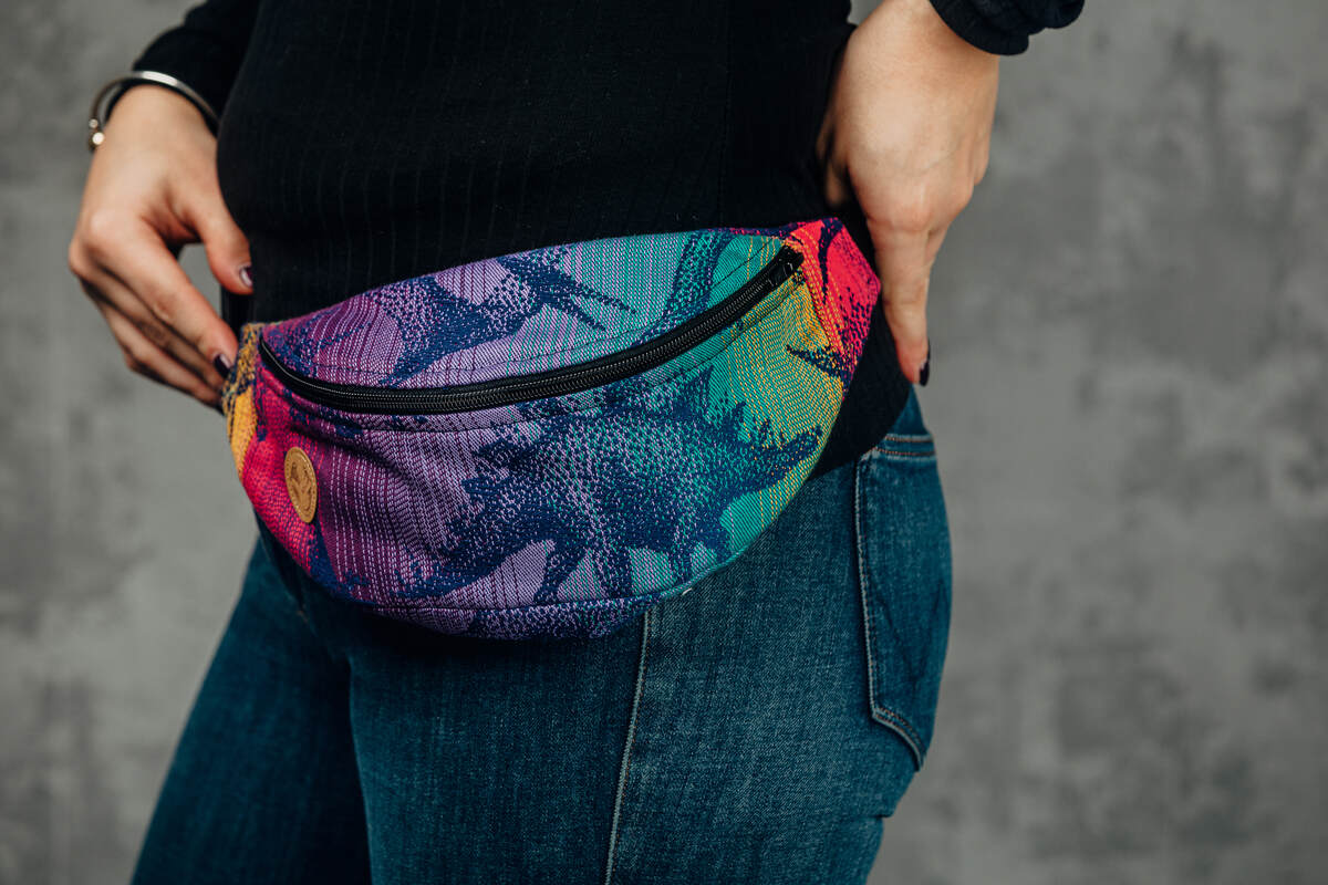 Waist Bag made of woven fabric, (100% cotton) - JURASSIC - NEW ERA - Woven Baby Title - Default Title   waist_bags    #