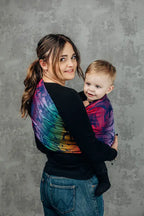 Ring Sling, Jacquard Weave (100% cotton) - with gathered shoulder - JURASSIC - NEW ERA - standard 1.8m - Woven Baby    ring_slings    #