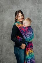 Baby Wrap, Jacquard Weave (100% cotton) - JURASSIC - NEW ERA - Woven Baby XS - 4   long_woven_wraps    #