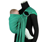 DIDYMOS DidySling Lisca Smeraldo - Woven Baby 1R / Lisca Smeraldo   Baby Wrap Slings > DidySling - Ring Sling    #