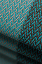 My First Baby Sling, Herringbone Weave (100% cotton) - LITTLE HERRINGBONE BABY MINT (grade B) - Woven Baby M - 6   long_woven_wraps    #