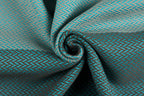 My First Ring Sling, Herringbone Weave (100% cotton) - with gathered shoulder - LITTLE HERRINGBONE BABY MINT - standard 1.8m (grade B) - Woven Baby    ring_slings    #